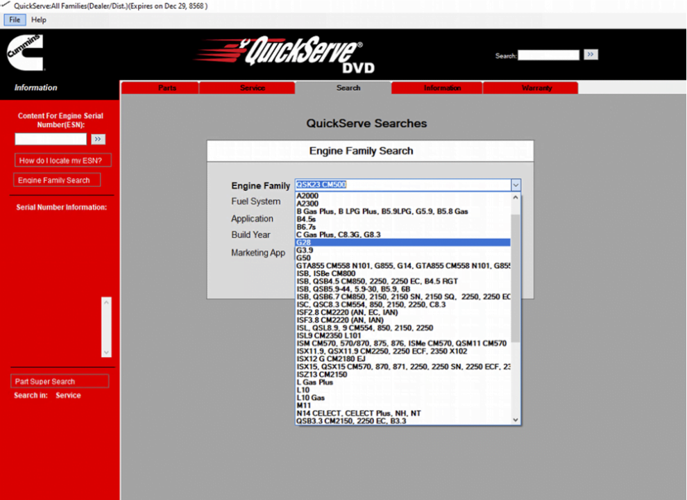 Cummins QuickServe 2016 - Diagnostic Software