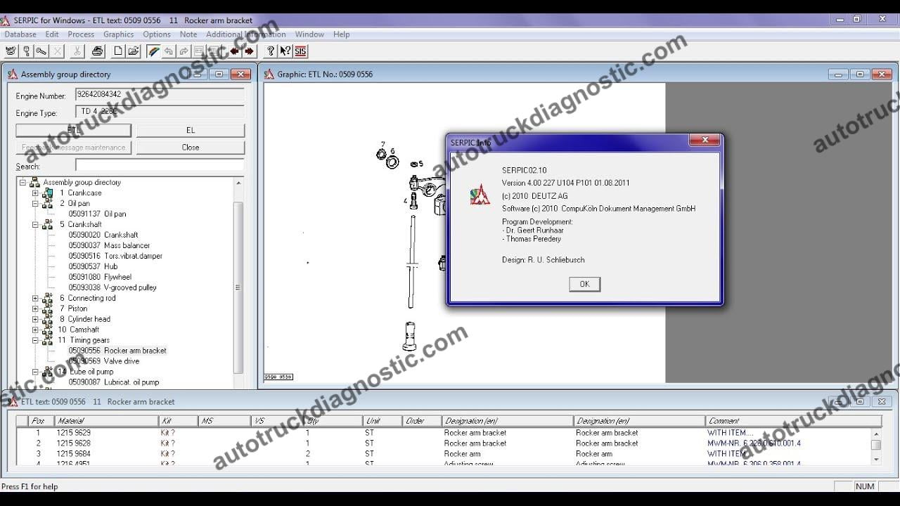 Deutz Serpic Spare Parts 2012 2 Deutz Serpic Spare Parts 2012 - Image 2