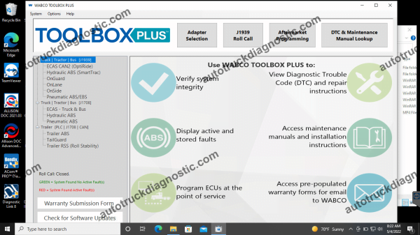 Meritor Wabco Toolbox 13.7 Diagnostic Software