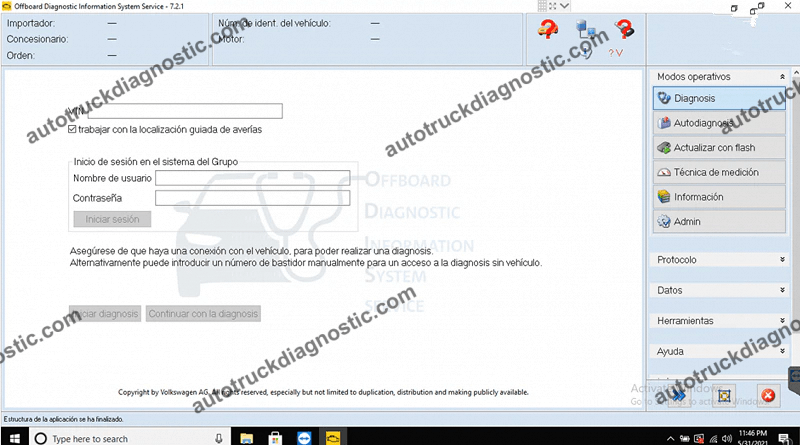 VW ODIS Service 7.2.1 Offboard Diagnostic Information System Service + PostSetup 1 VW ODIS Service 7.2.1 Offboard Diagnostic Information System Service + PostSetup