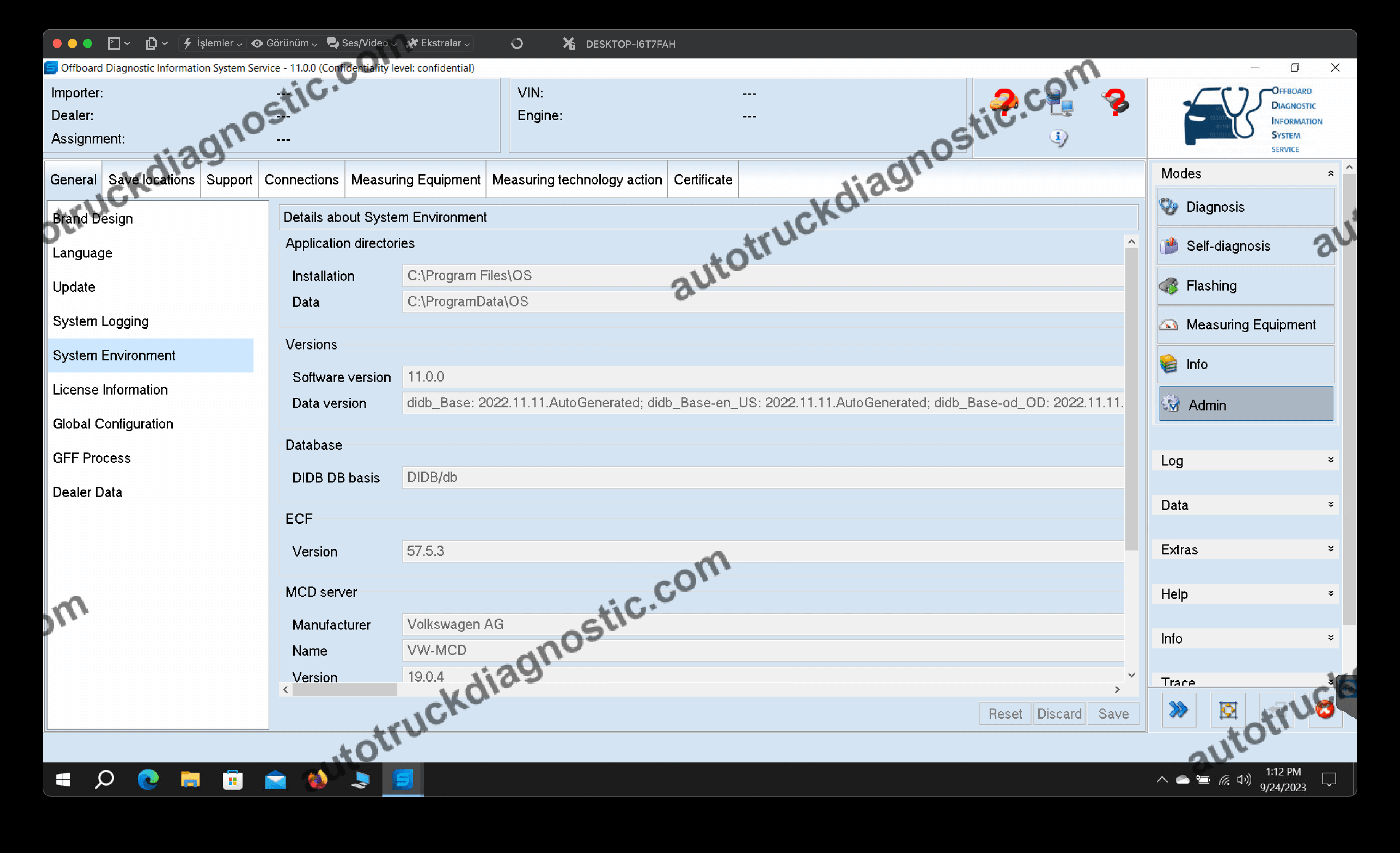 ODIS Service 11 + PostSetup 1 odis service software