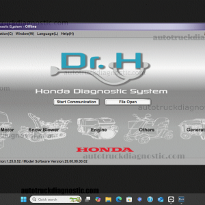 honda dr h software