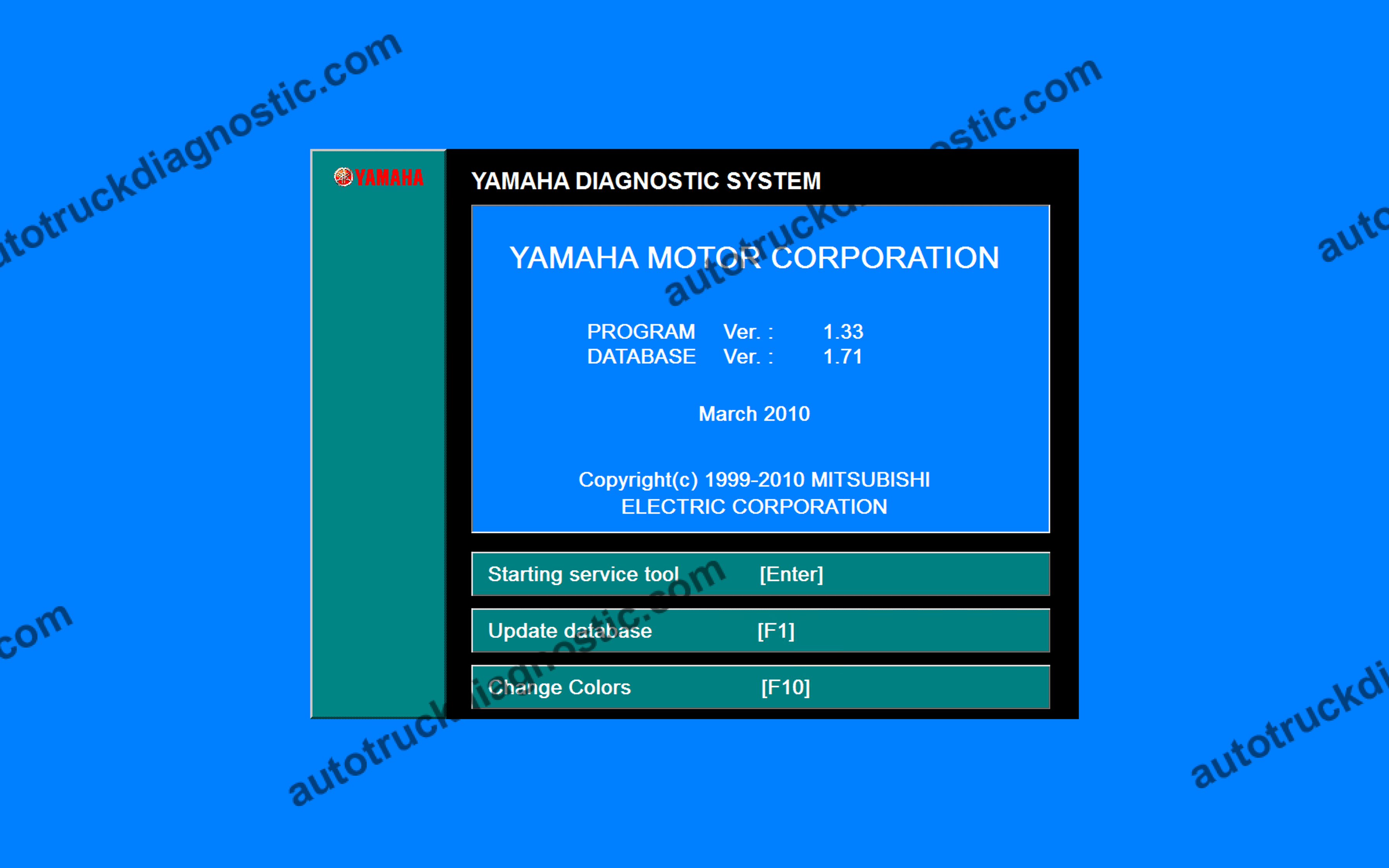 Yamaha YDS 1.33 1 yamaha yds diagnostic 1.33