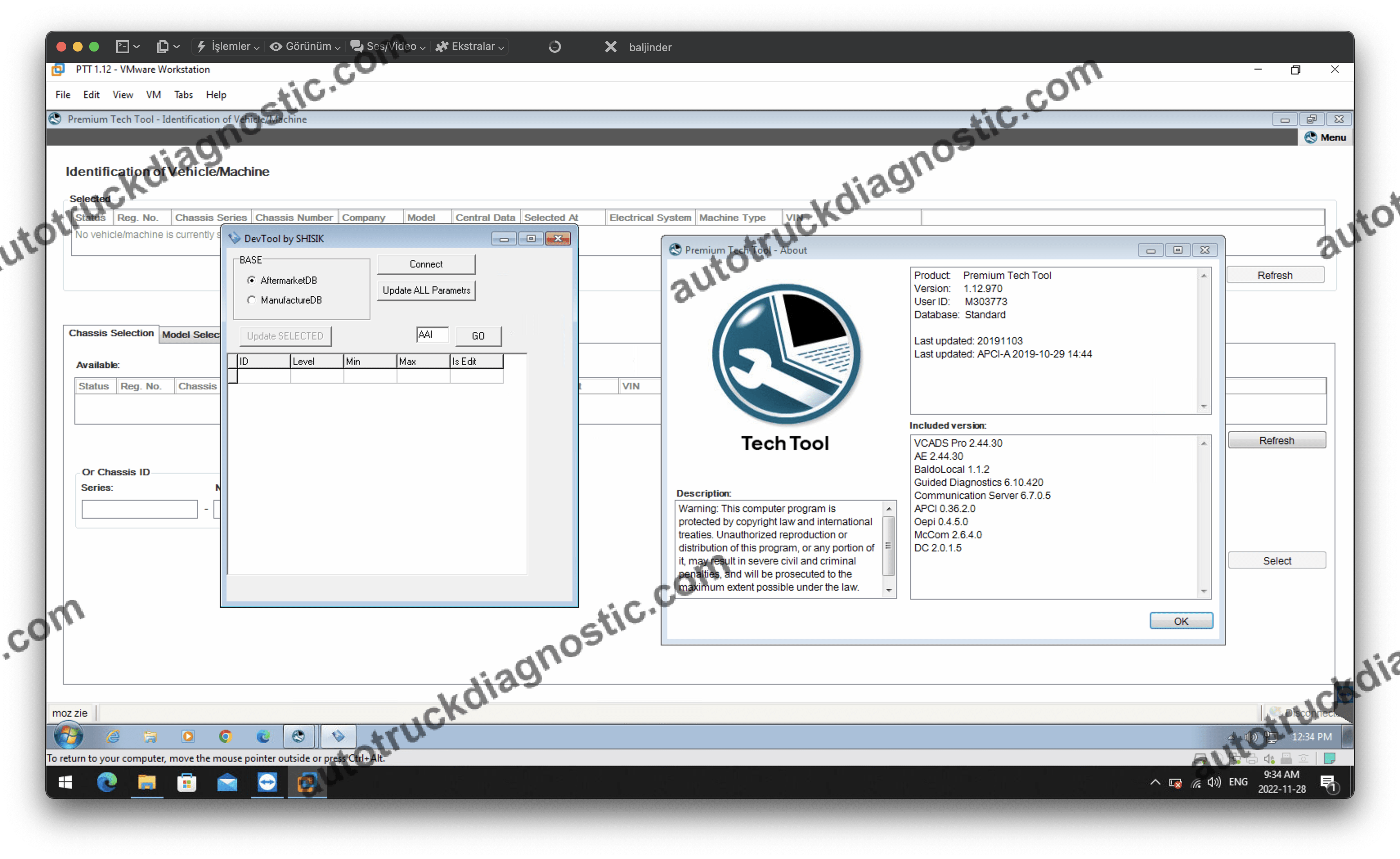 Volvo Tech Tool PTT 1.12.970 + DevTool VMware 1 Volvo Tech Tool PTT 1.12.970 + DevTool VMware