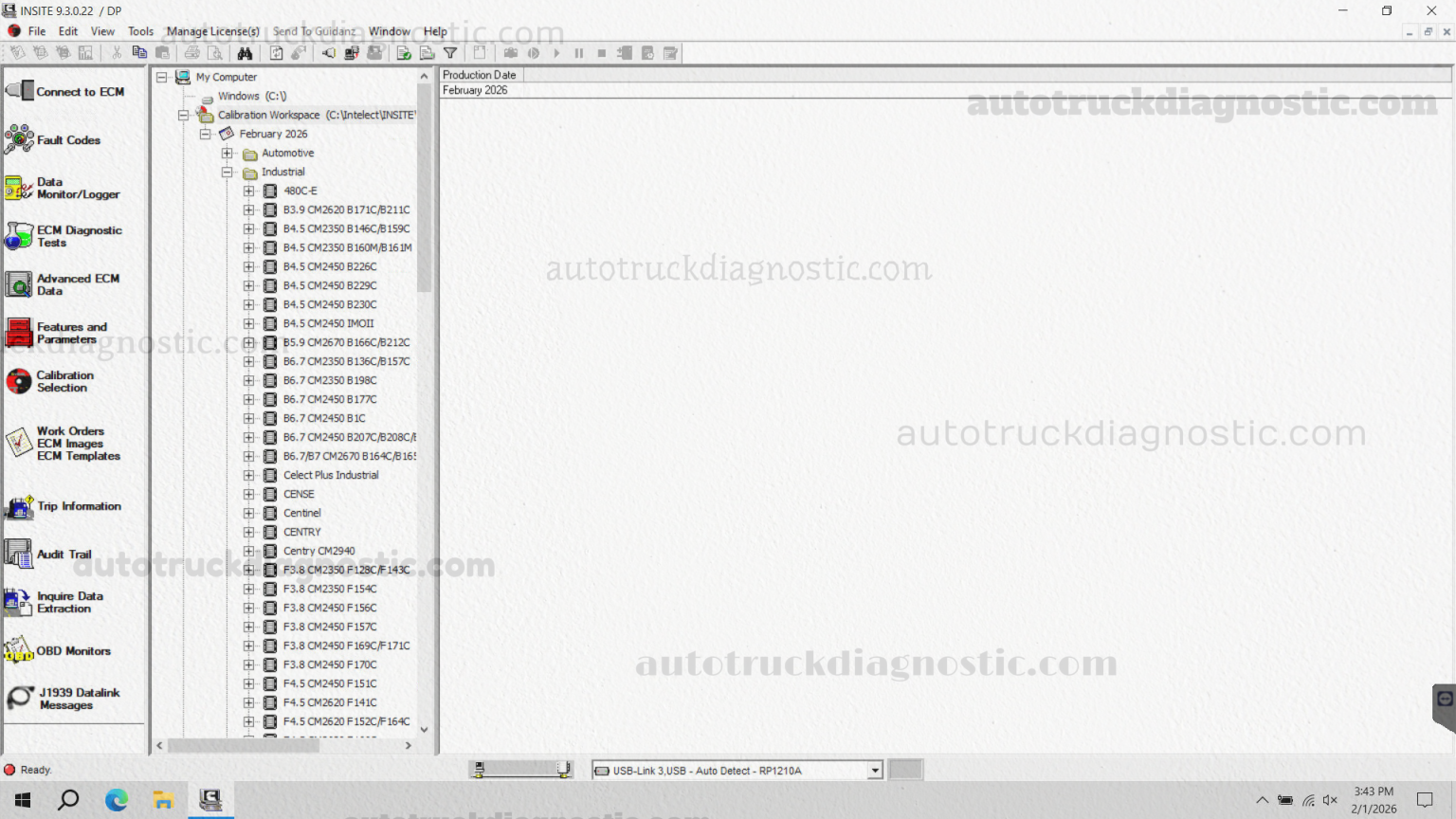 Cummins Insite ECM Calibration Files INCAL 2026 - Diagnostic Software