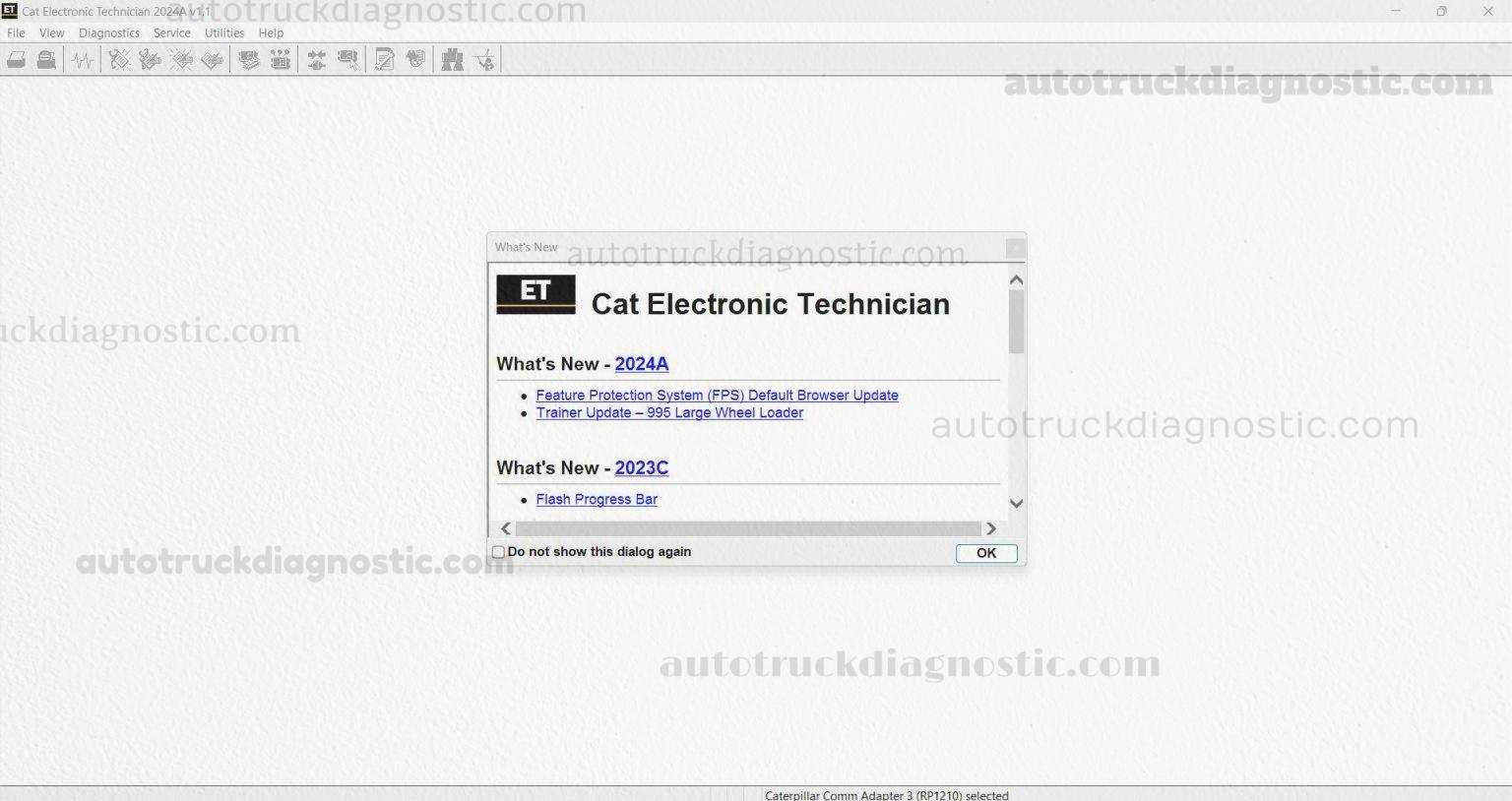 Caterpillar CAT ET 2024A - Diagnostic Software