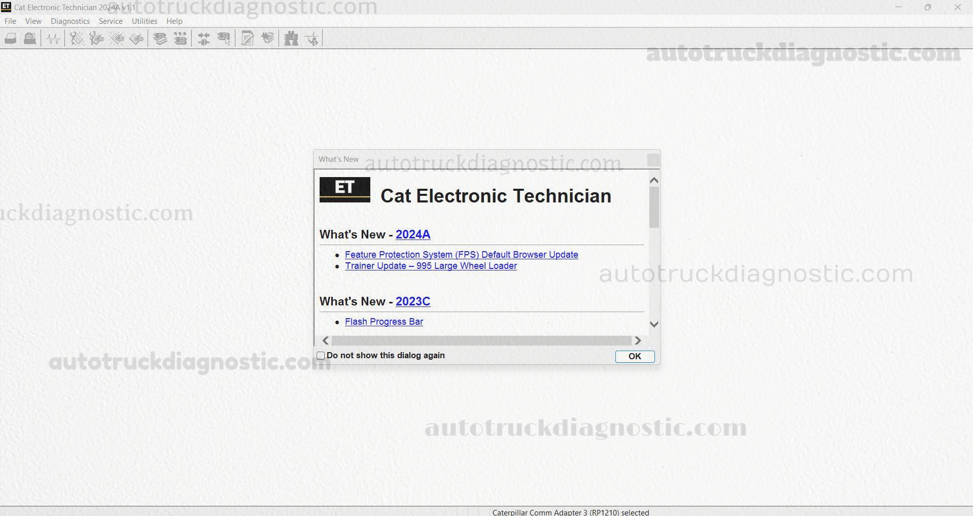 Caterpillar CAT ET 2024A 1 cat et 2024 software