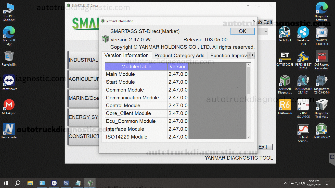 Yanmar Smart Assist 2.47 2 Yanmar Smart Assist 2.47 software