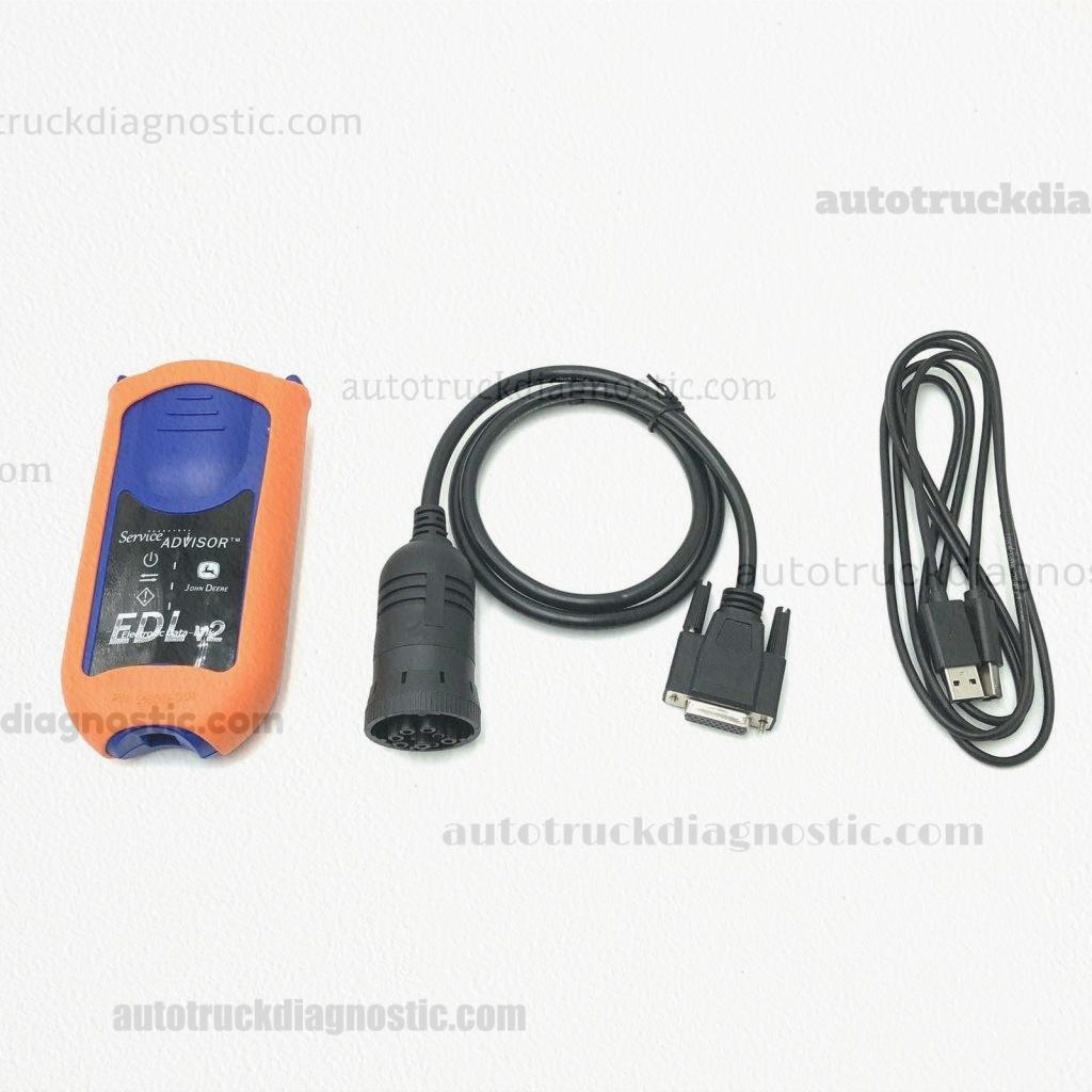 thumbnail image 2 of Deutsch 9-Pin Test Adapter Cable For John Deere EDL V2 Service Advisor – DS10150 – OBDII 2 of 5