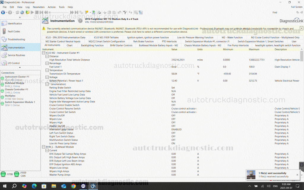 Detroit Diesel Diagnostic Link DDDL 8.21 SP3 - Diagnostic Software