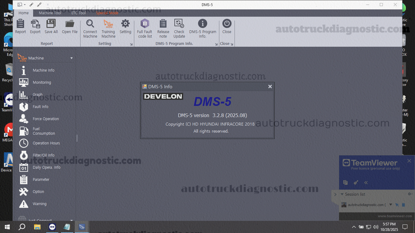 Doosan DMS 5 DEVELON 3.2.8 1 Doosan DMS 5 DEVELON 3.2.8