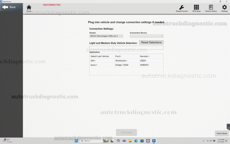 Nexiq eTechnician v2.14 - Diagnostic Software