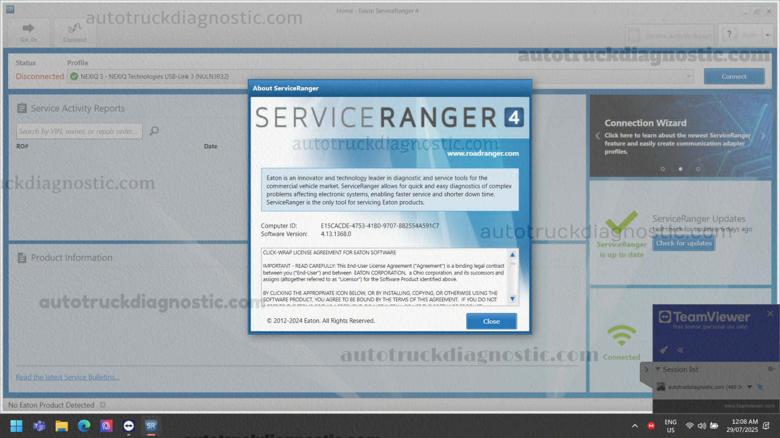 Eaton Service Ranger 4.13 - Diagnostic Software