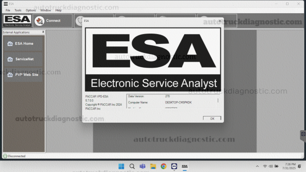 paccar esa 5.7