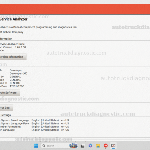 Bobcat Service Analyzer 5.46.3.30