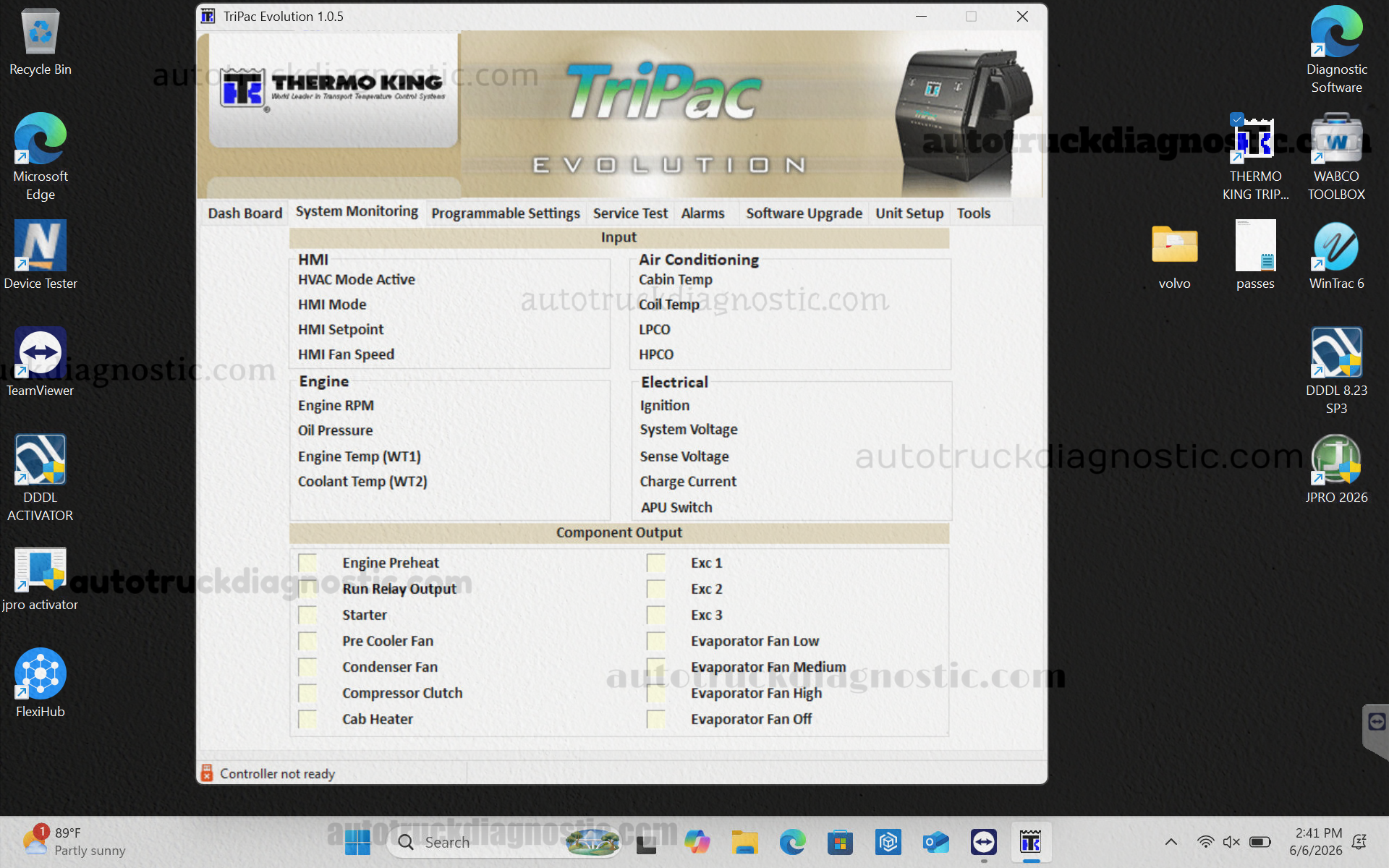 ThermoKing TriPac Evolution Service Tool v1.0.5 2 ThermoKing TriPac Evolution Service Tool v1.0.5 software