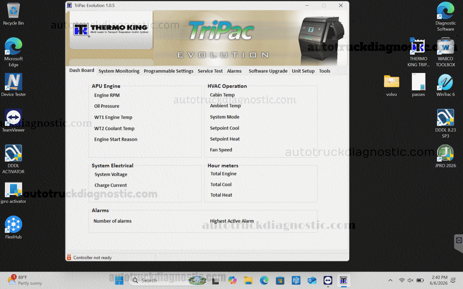 ThermoKing TriPac Evolution Service Tool v1.0.5 1 ThermoKing TriPac Evolution Service Tool v1.0.5
