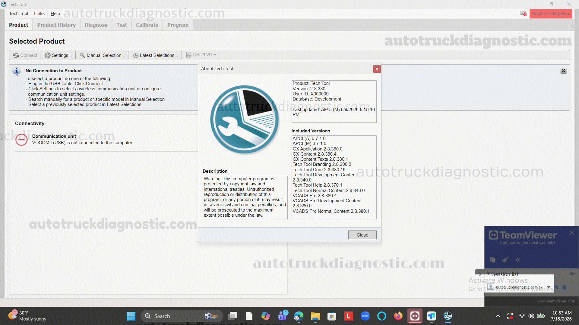 Volvo Tech Tool PTT 2.8.380 + DevTool Pro APCI 0.7 1 volvo ptt 2.8.380