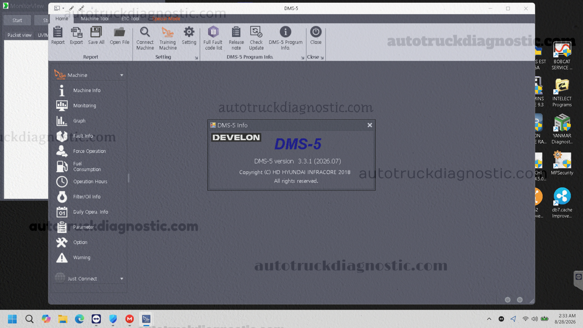 Doosan DMS-5 DEVELON 3.3.1 1 develon dms-5 3.3.1